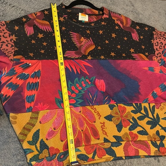 Farm Rio! Colorful Patterned Sweatshirt - Picture 7 of 7